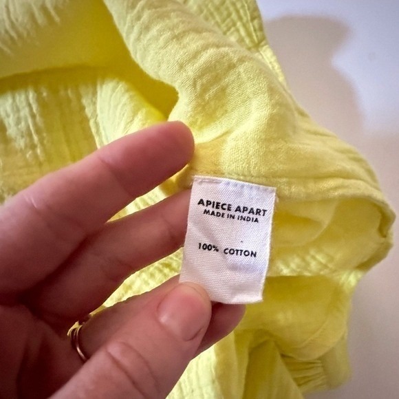 Apiece Apart‎ Esparta Top in Yellow - Size Small - Picture 7 of 10